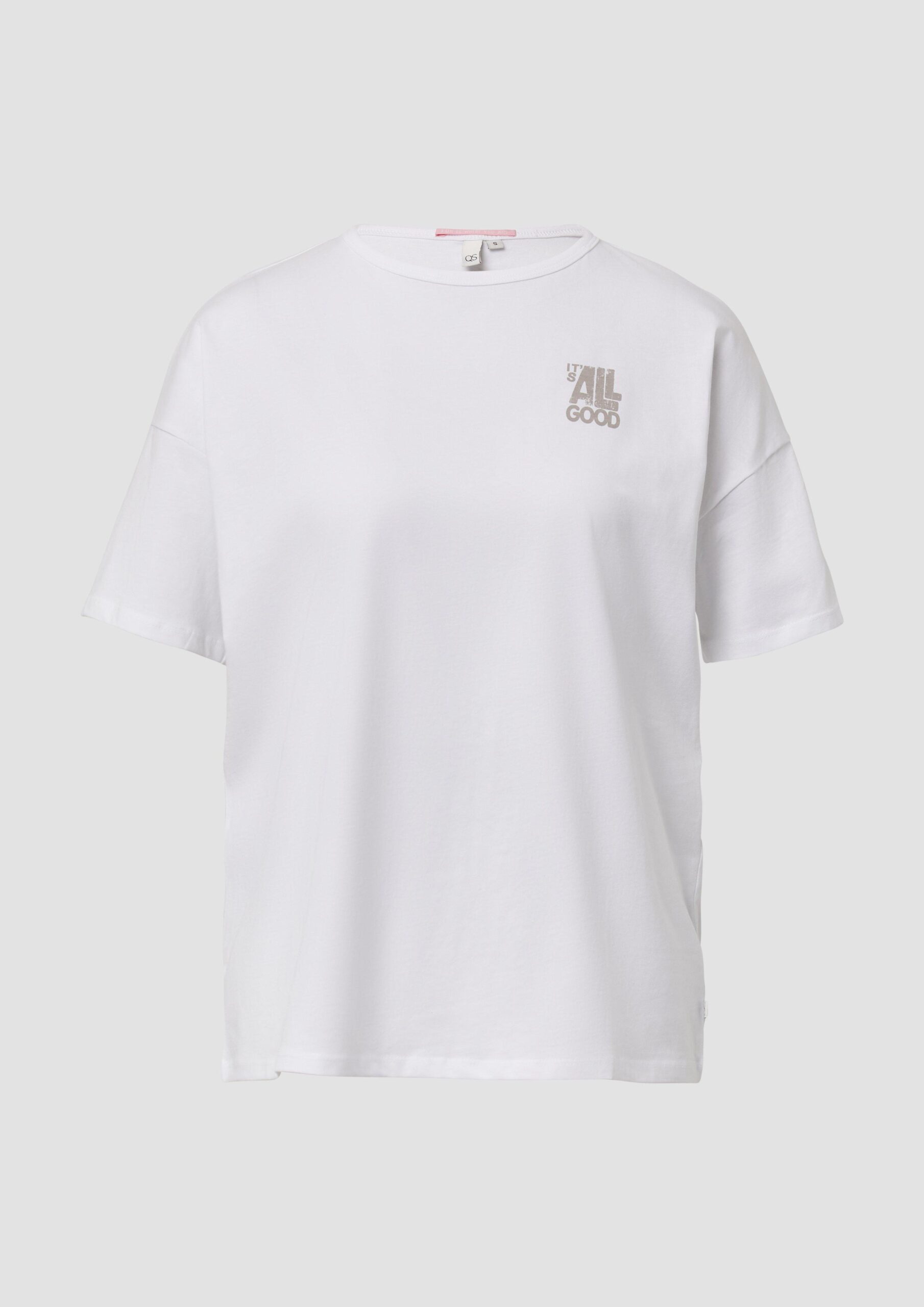 Boyfriend-Shirt mit Front- und Backprint