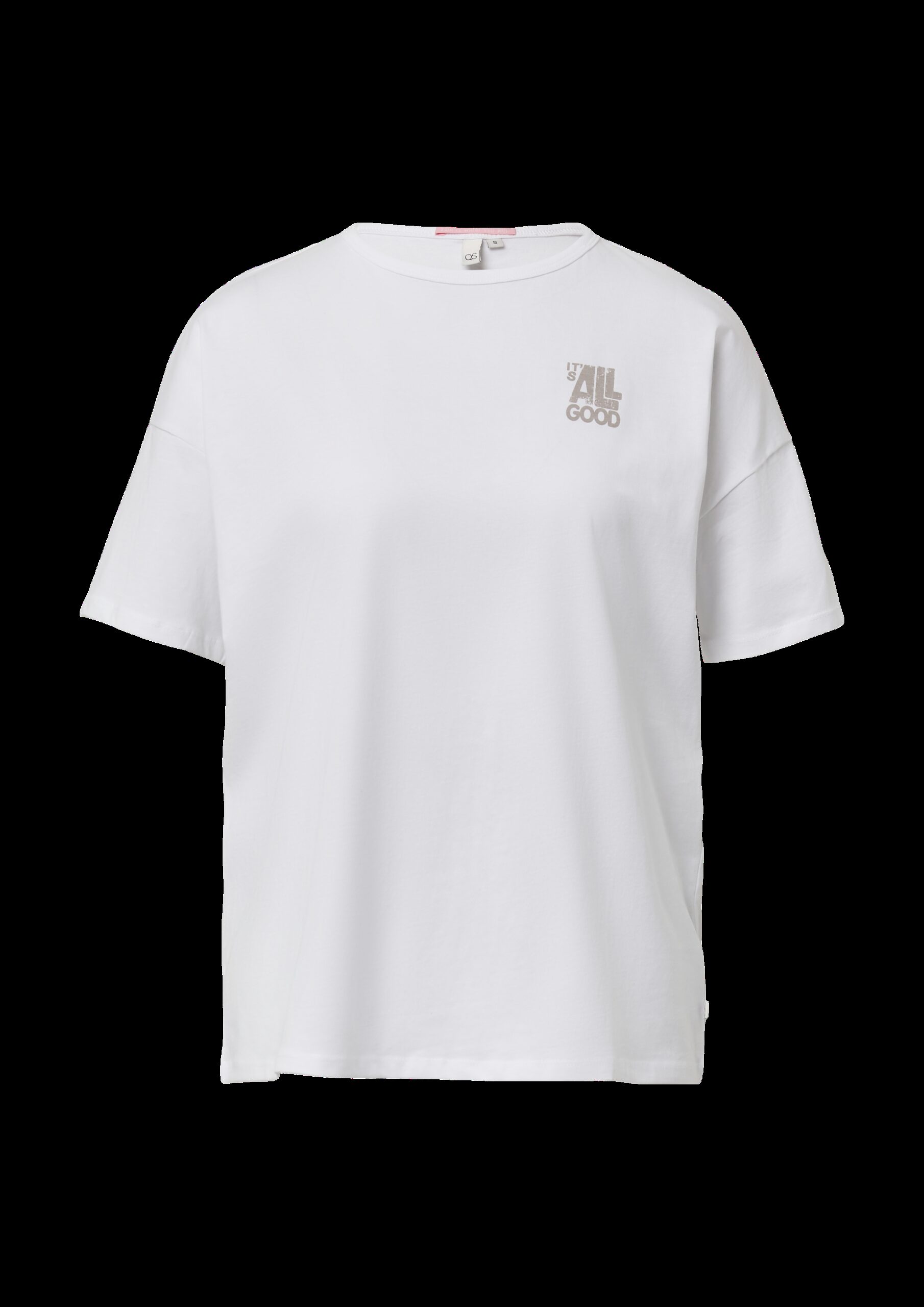 Boyfriend-Shirt mit Front- und Backprint