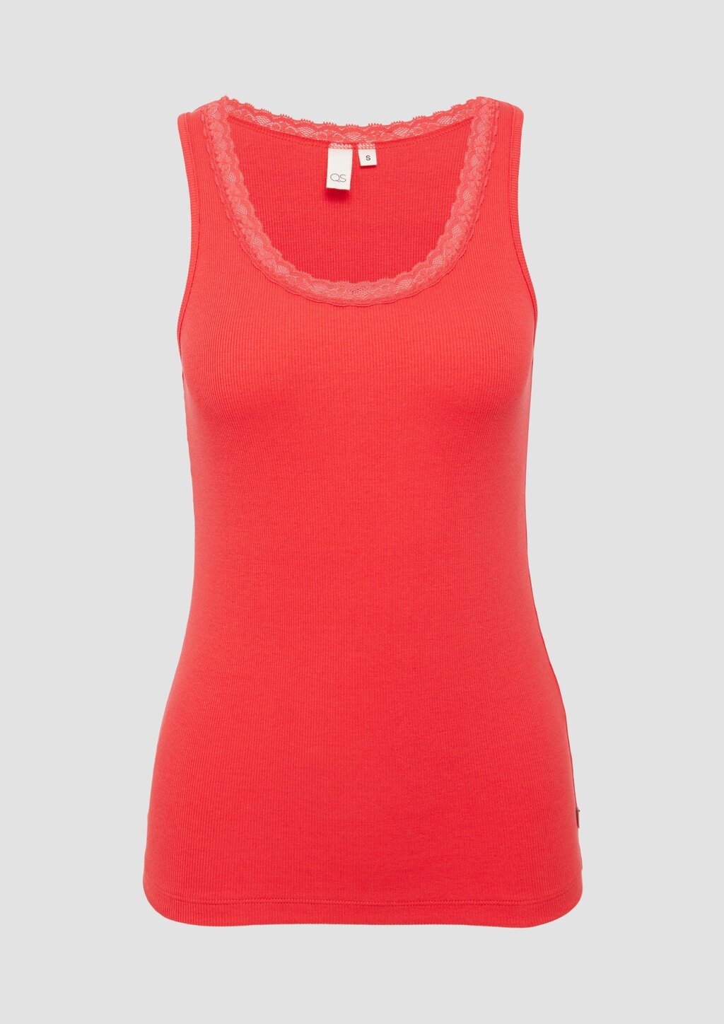 Ripptop mit Spitze am Ausschitt