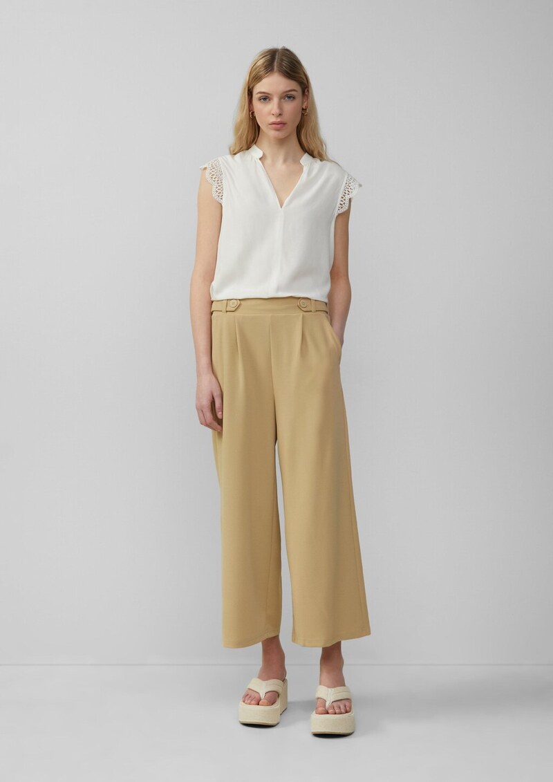 Culotte aus Interlockjersey