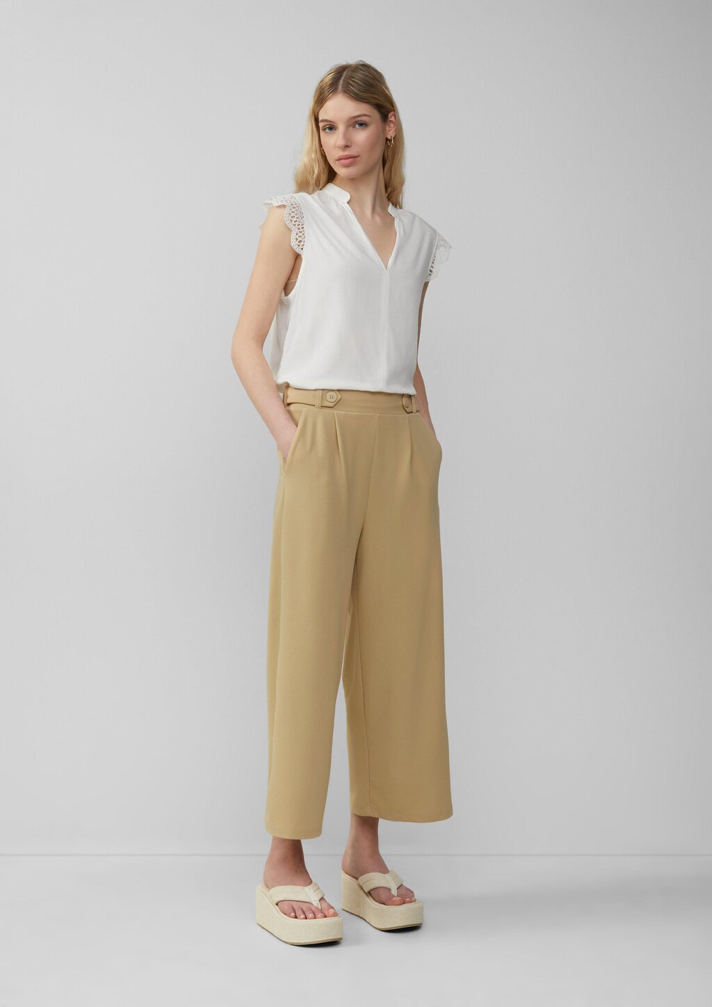 Culotte aus Interlockjersey