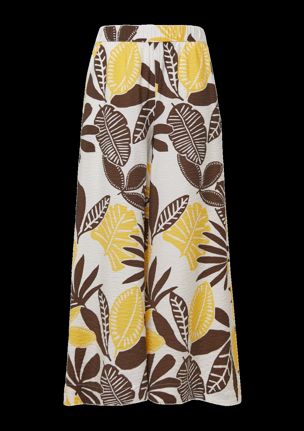 Strukturierter Hosenrock aus Viskosemix