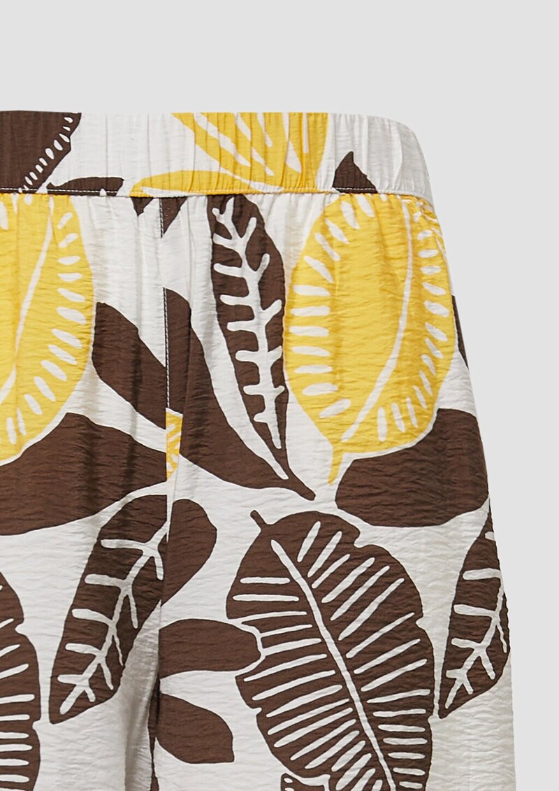 Strukturierter Hosenrock aus Viskosemix