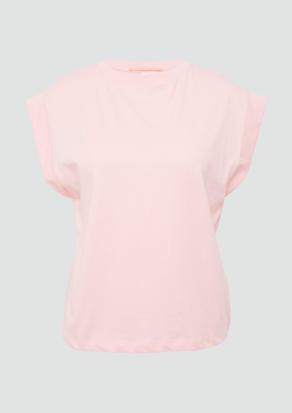 Baumwollshirt mit überschnittenen Schultern