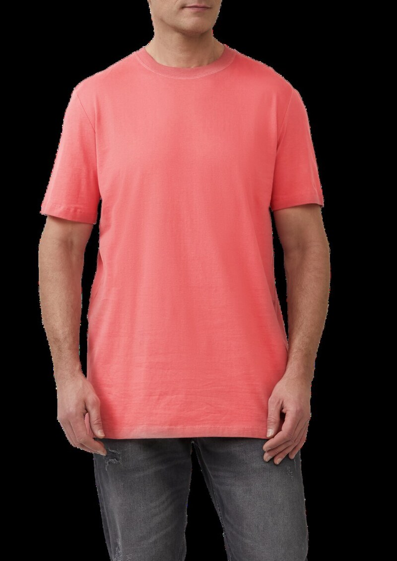 T-Shirt mit Crewneck und Flatlock-Details