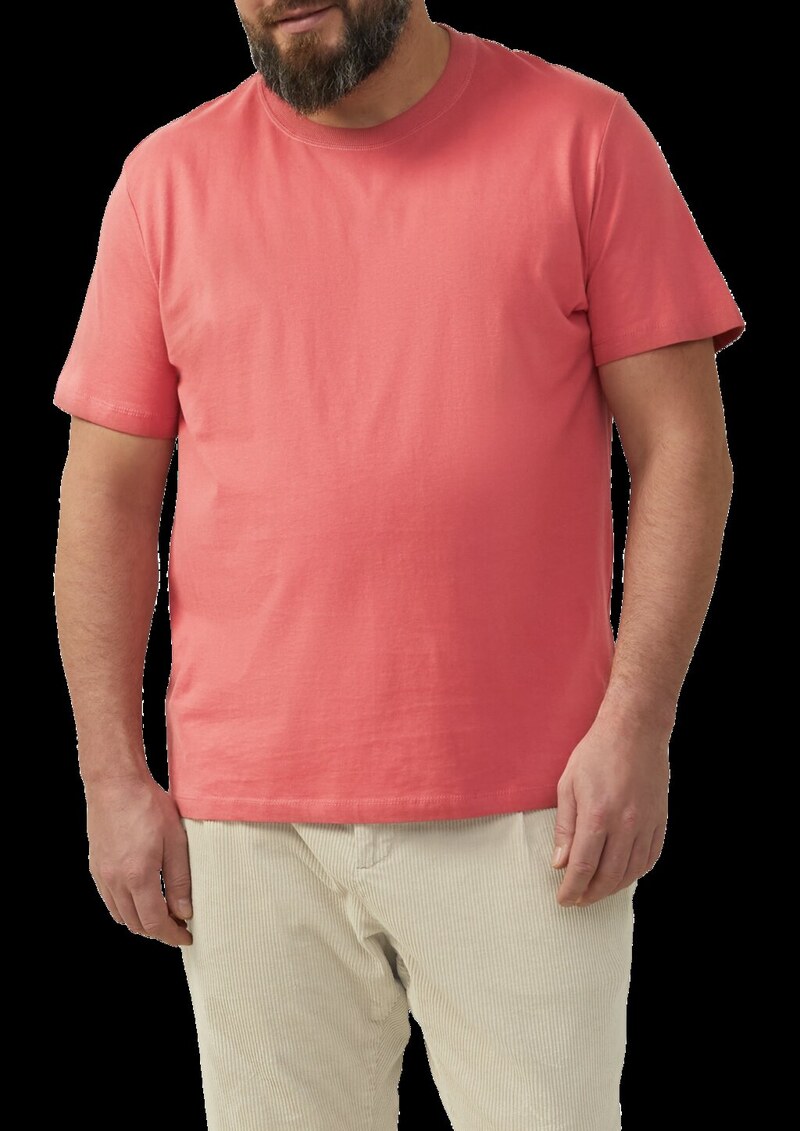 T-Shirt mit Crewneck und Flatlock-Details