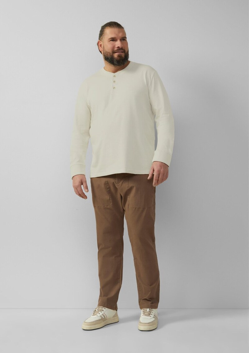 Chinohose im Relaxed Fit aus Baumwollstretch