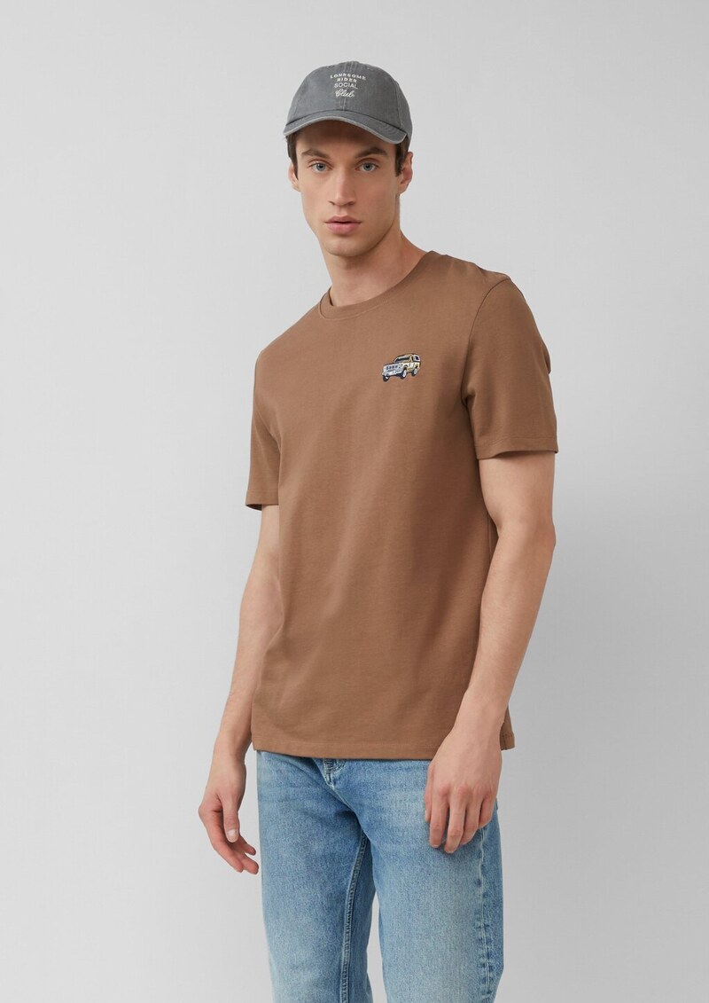 Kappe mit Stickerei und Garment Dye