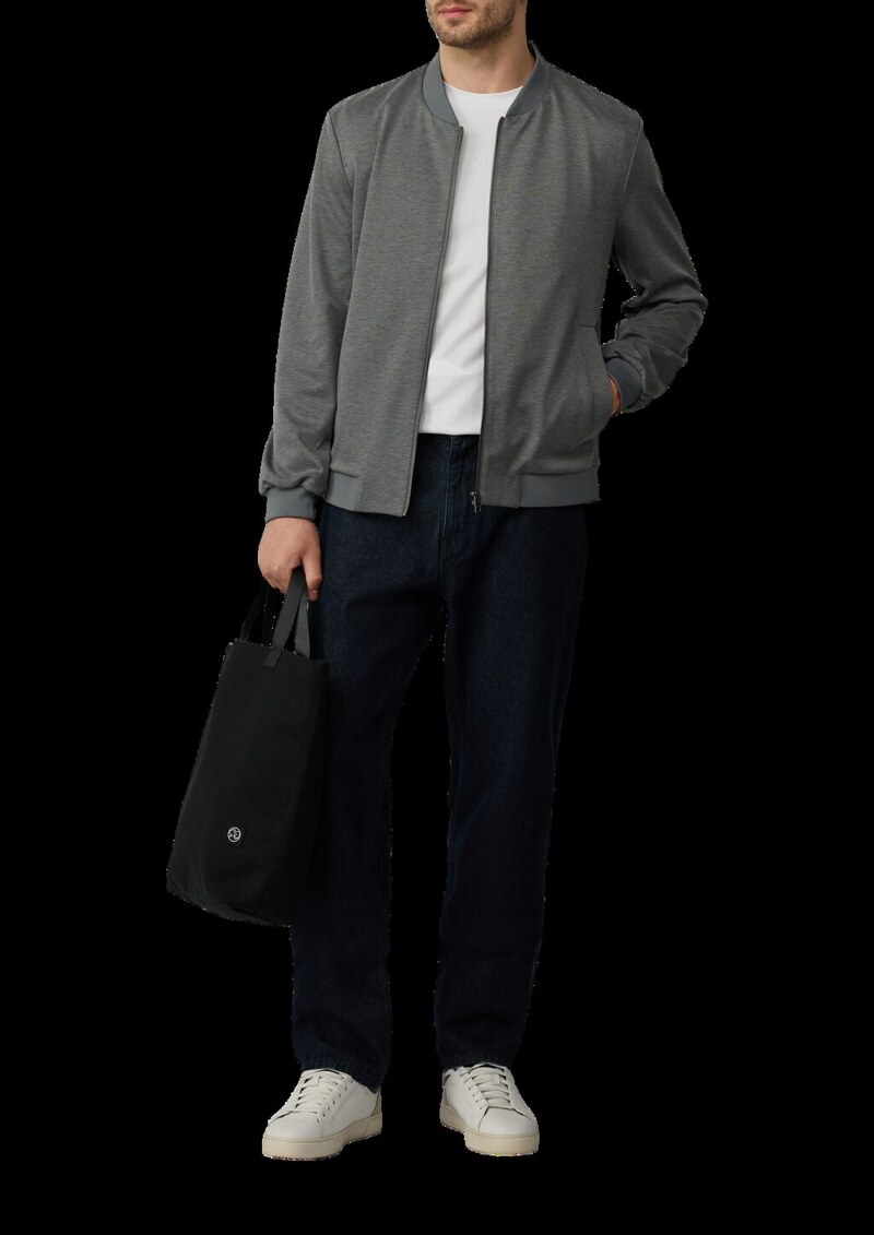 T-Shirt aus merzerisierter Baumwolle mit Logo-Detail