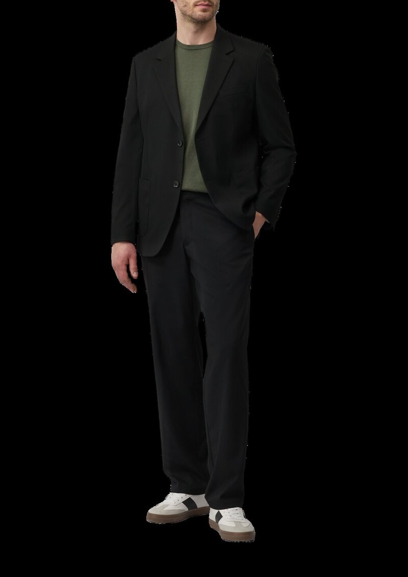 Gestricktes T-Shirt aus Baumwoll-Seidenmix