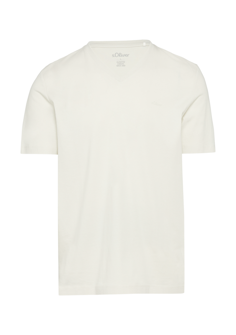 Baumwoll-T-Shirt mit Logo-Print