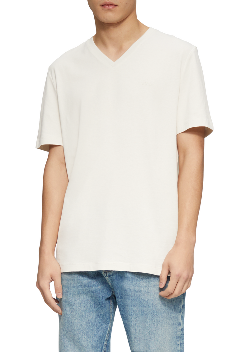 Baumwoll-T-Shirt mit Logo-Print