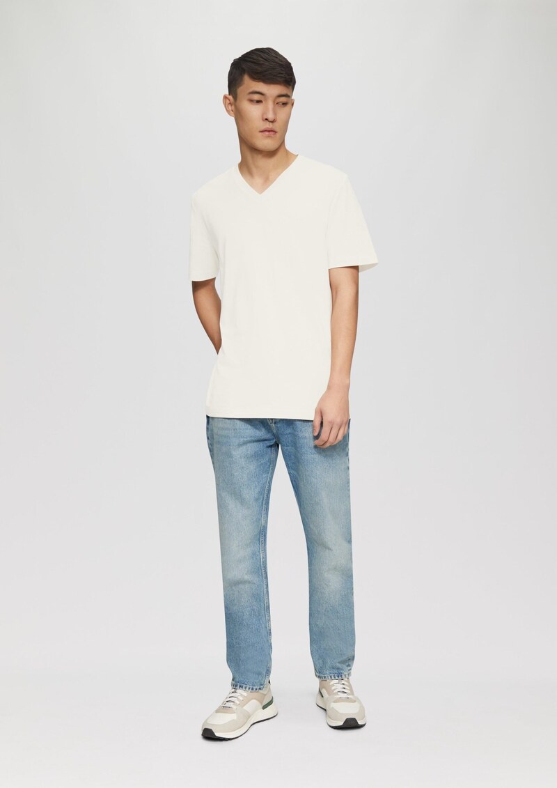 Baumwoll-T-Shirt mit Logo-Print