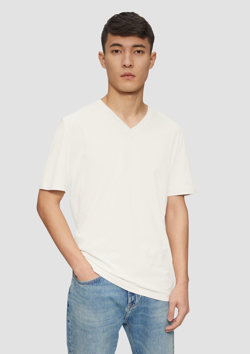 Baumwoll-T-Shirt mit Logo-Print