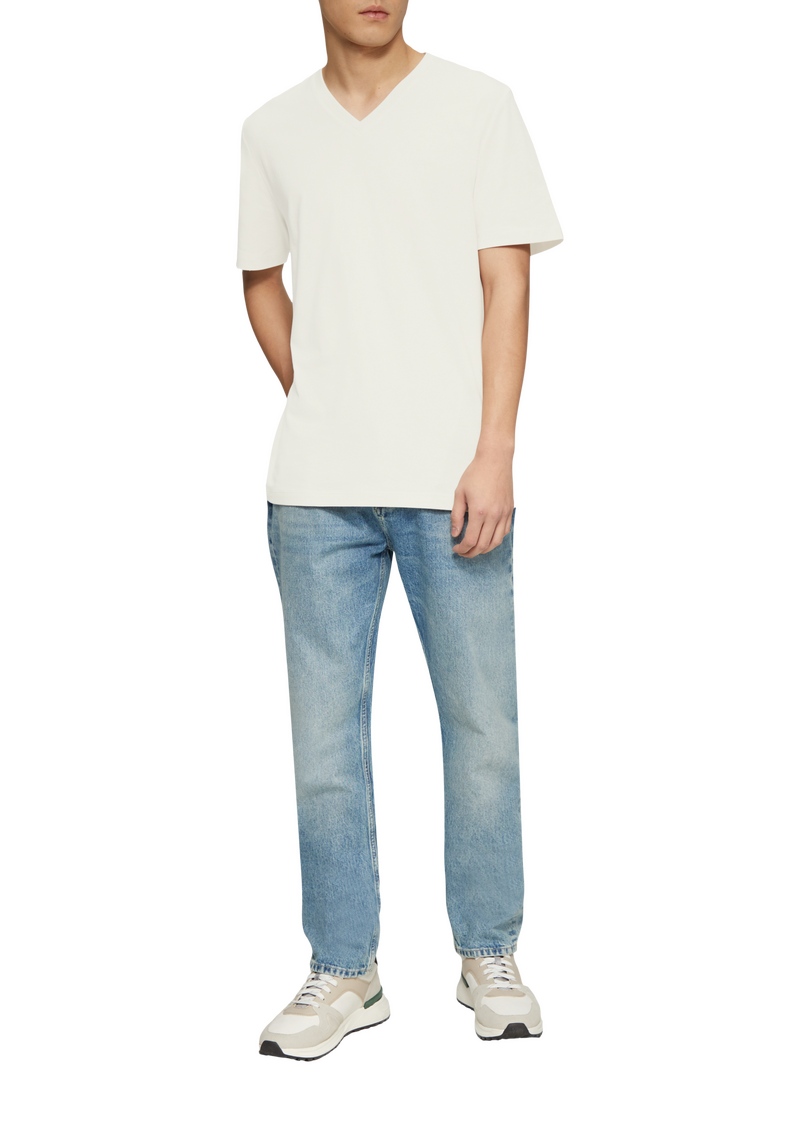 Baumwoll-T-Shirt mit Logo-Print