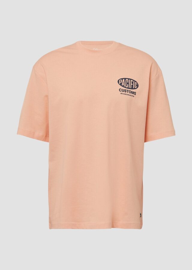 T-Shirt im Relaxed Fit mit Front- und Rückenprint