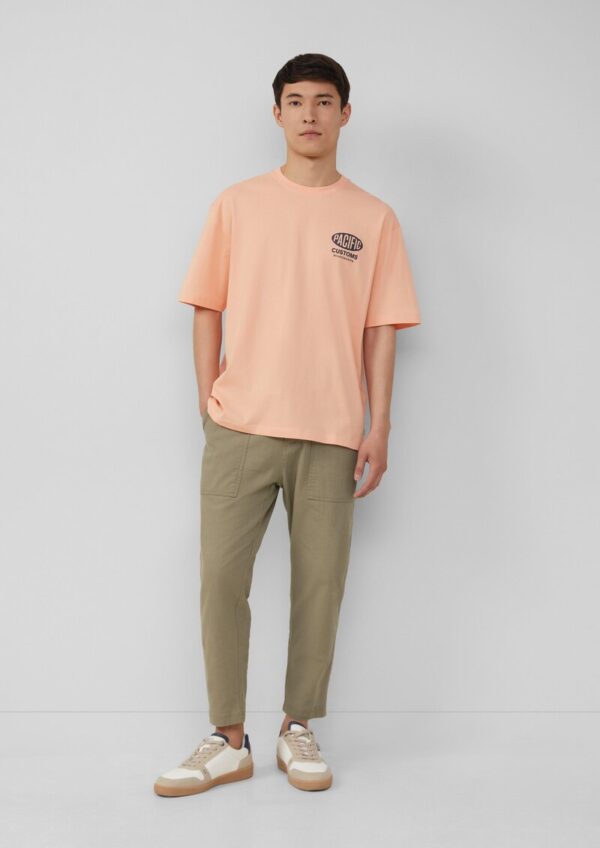 T-Shirt im Relaxed Fit mit Front- und Rückenprint