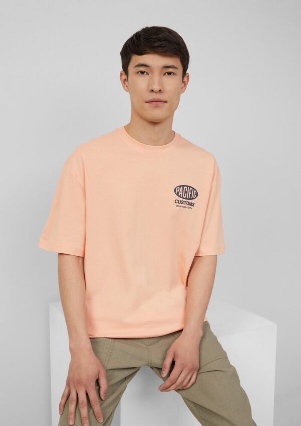 T-Shirt im Relaxed Fit mit Front- und Rückenprint