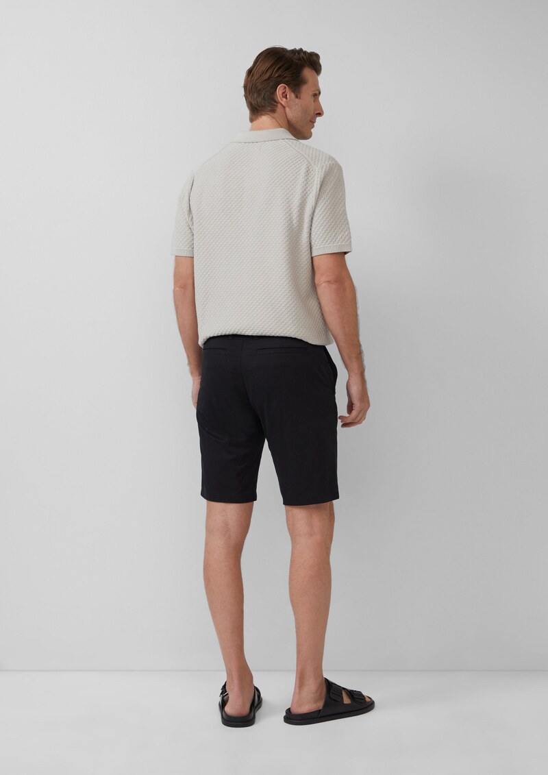 Chino-Shorts aus feinem Baumwollstretch