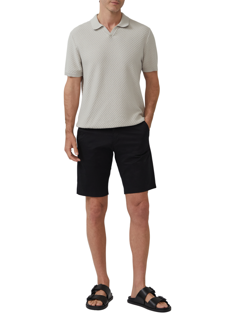 Chino-Shorts aus feinem Baumwollstretch