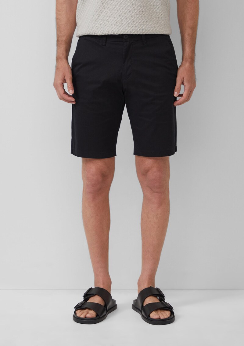 Chino-Shorts aus feinem Baumwollstretch