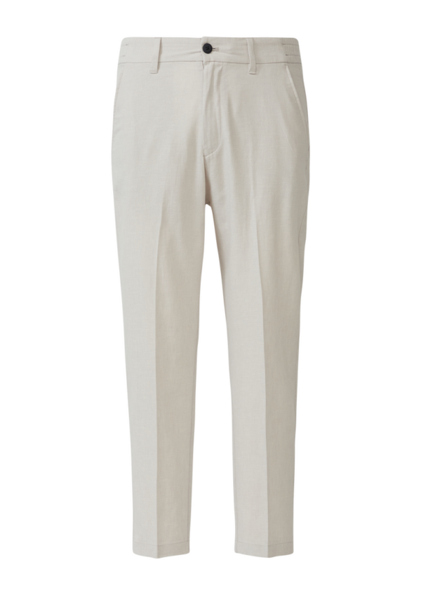 Chino aus Leinenmix im Relaxed Fit