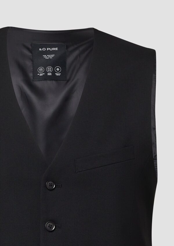 s.O PURE: Anzugweste im Slim Fit