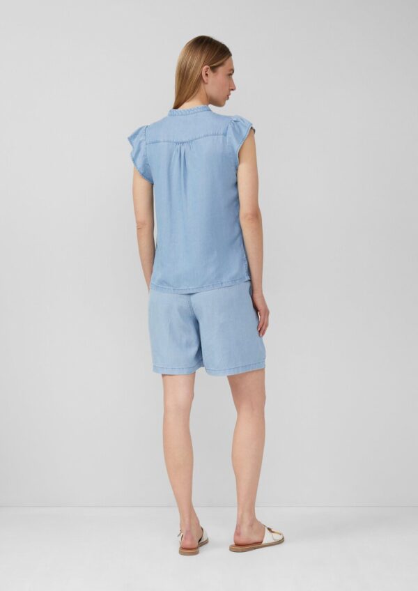 Lyocell-Bluse mit Flügelärmeln