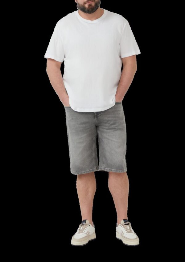 Jeans-Bermuda / Regular Fit / Mid Rise / Straight Leg