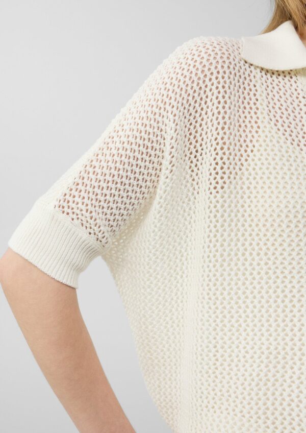 Oversized Ajour-Polo