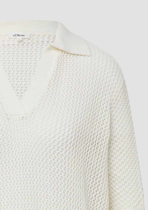 Oversized Ajour-Polo