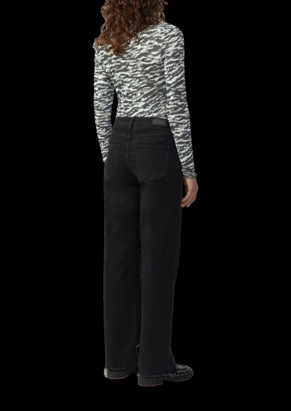 Leicht transparentes Longsleeve mit All-over-Print