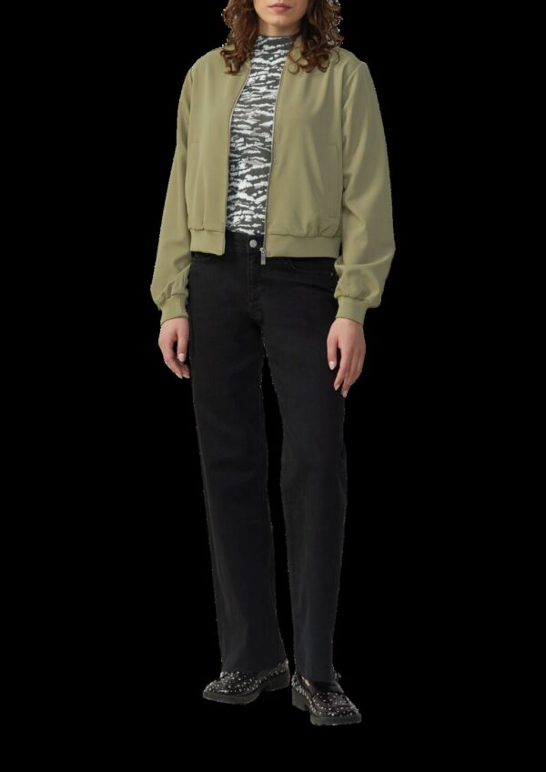 Leicht transparentes Longsleeve mit All-over-Print