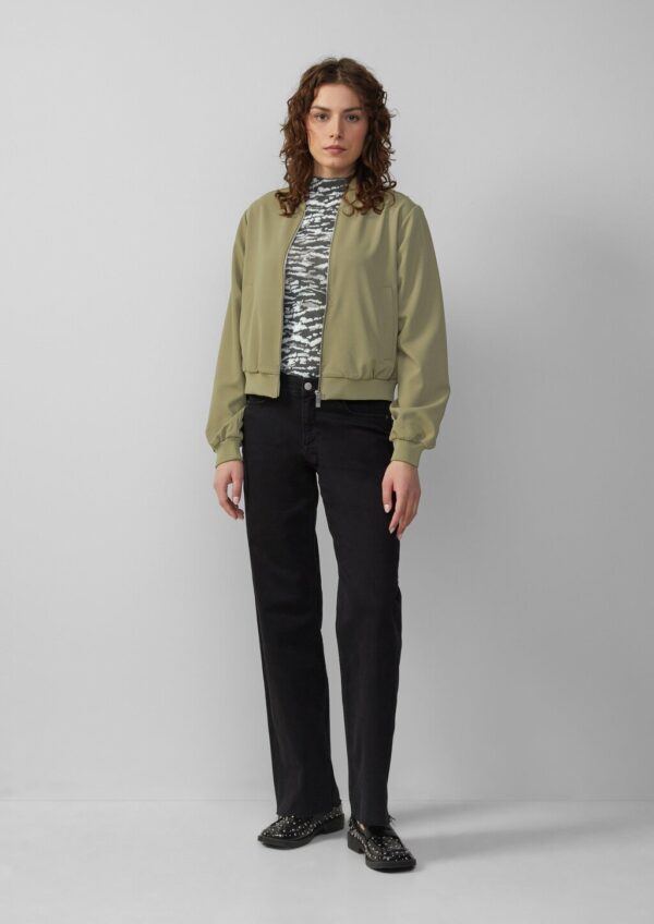 Leicht transparentes Longsleeve mit All-over-Print