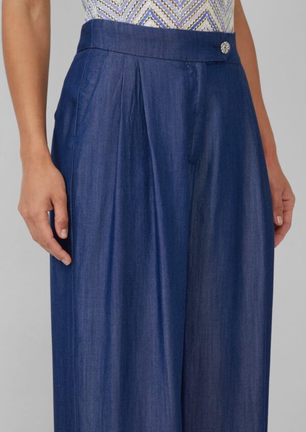 Relaxed-Fit-Hose in Denim-Optik mit Extra Wide Leg