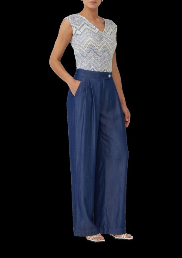 Relaxed-Fit-Hose in Denim-Optik mit Extra Wide Leg