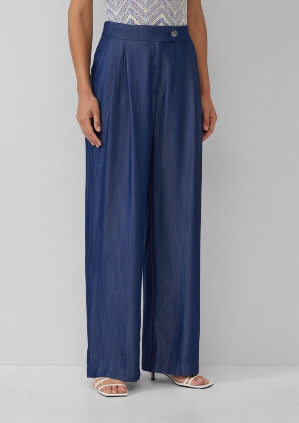 Relaxed-Fit-Hose in Denim-Optik mit Extra Wide Leg