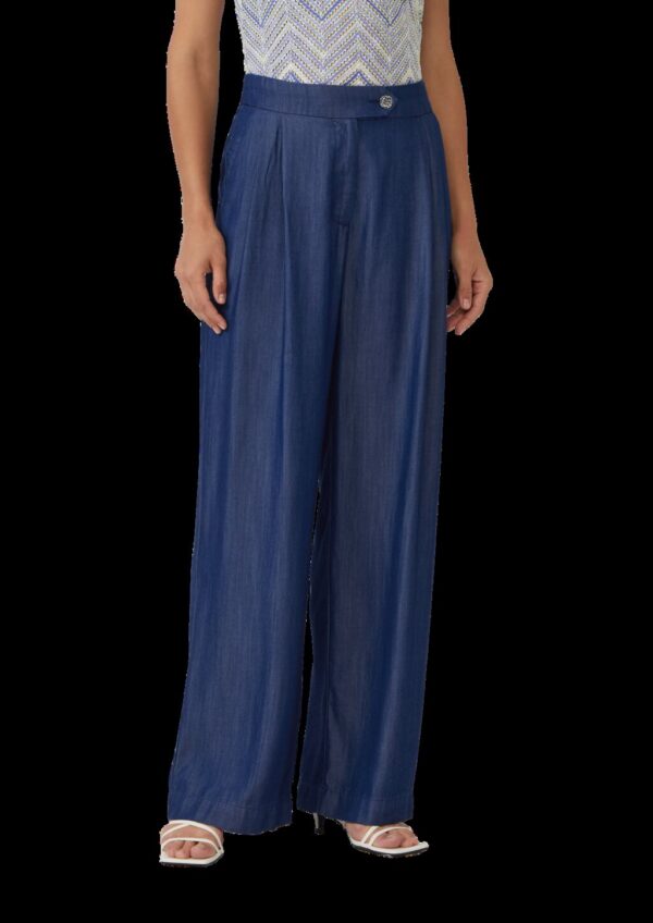 Relaxed-Fit-Hose in Denim-Optik mit Extra Wide Leg