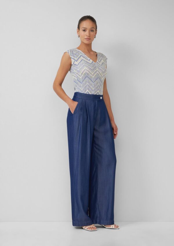 Relaxed-Fit-Hose in Denim-Optik mit Extra Wide Leg