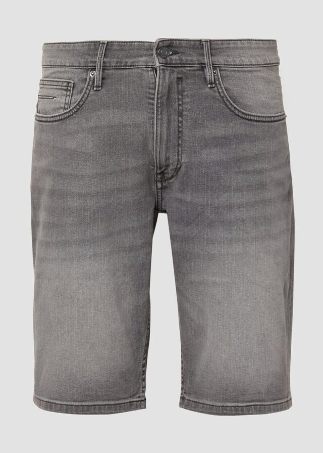 Leichte Jeans-Bermuda / Regular Fit / Mid Rise