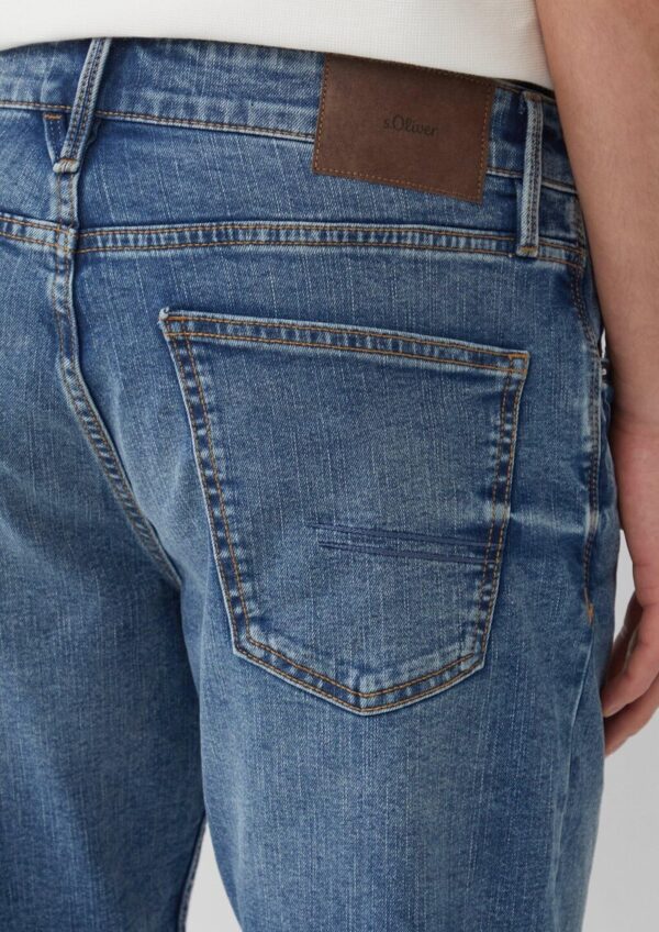 Leichte Jeans-Bermuda / Regular Fit / Mid Rise