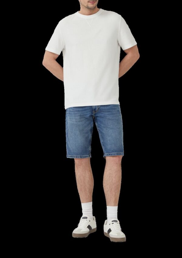 Leichte Jeans-Bermuda / Regular Fit / Mid Rise