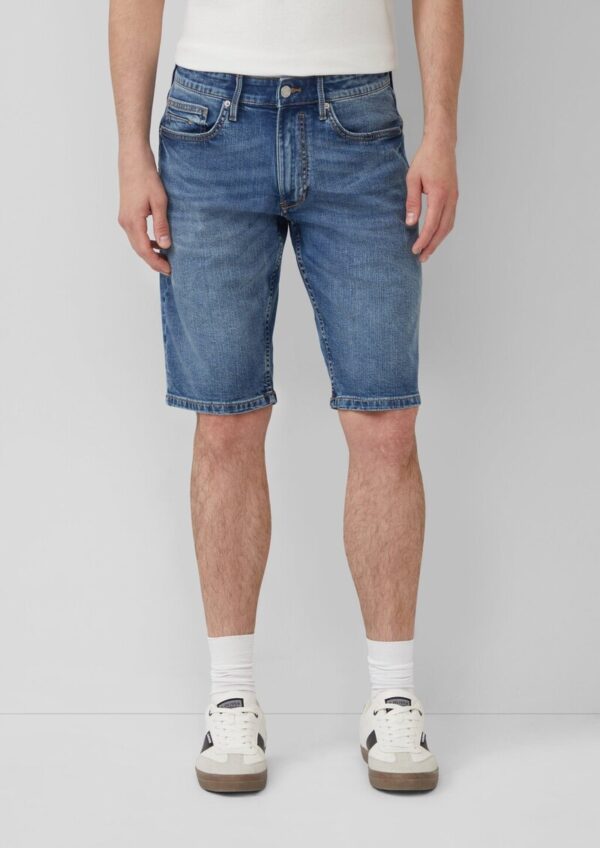 Leichte Jeans-Bermuda / Regular Fit / Mid Rise