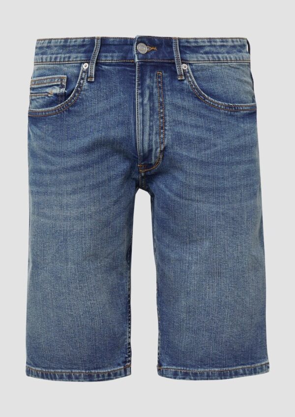 Leichte Jeans-Bermuda / Regular Fit / Mid Rise