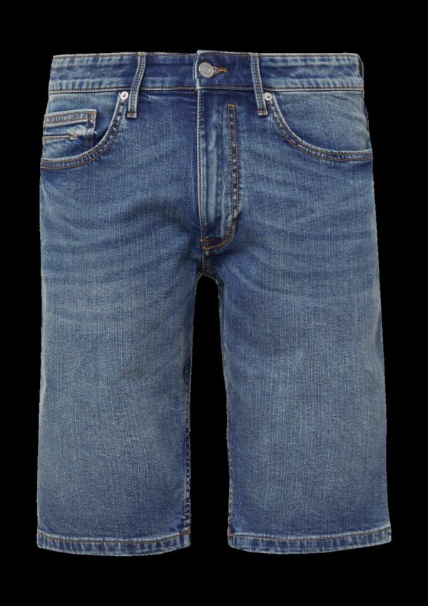 Leichte Jeans-Bermuda / Regular Fit / Mid Rise