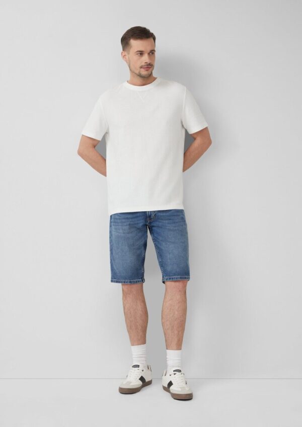 Leichte Jeans-Bermuda / Regular Fit / Mid Rise