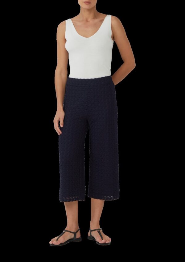 Culotte aus Strickjersey mit Futter und Elastikbund