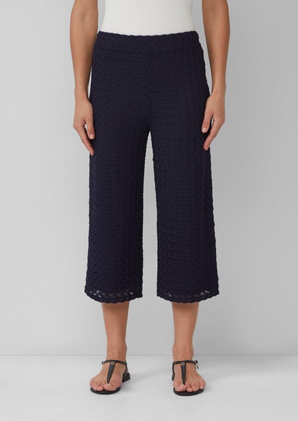 Culotte aus Strickjersey mit Futter und Elastikbund