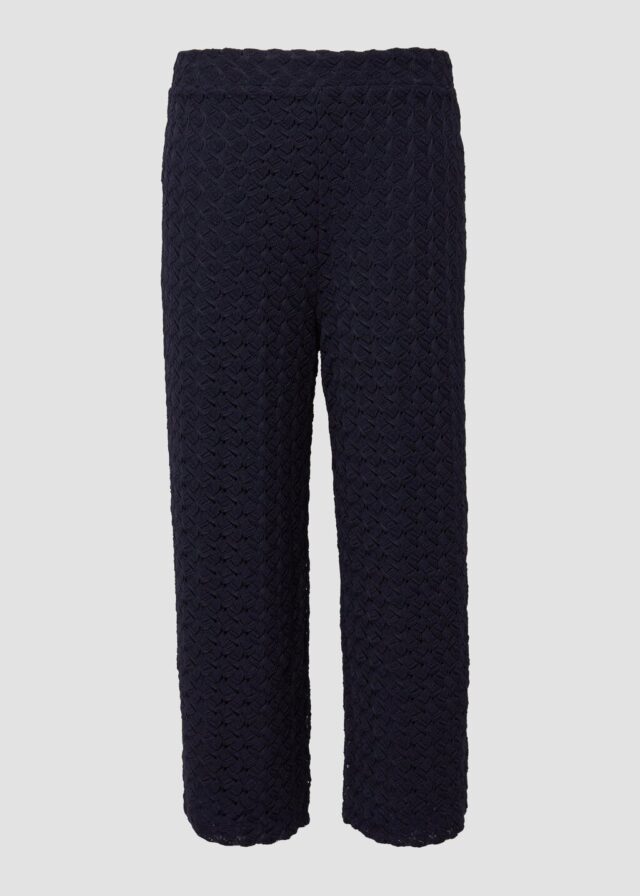 Culotte aus Strickjersey mit Futter und Elastikbund