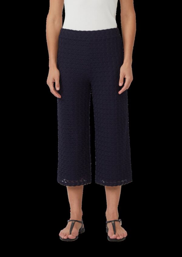 Culotte aus Strickjersey mit Futter und Elastikbund